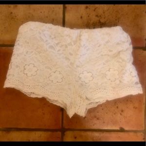 WetSeal Brand Lace Shorts